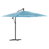 Parasol met stalen paal 246x246x230 cm blauw - AllerleiShop