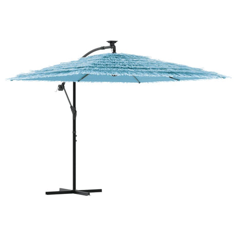 Parasol met stalen paal 246x246x230 cm blauw - AllerleiShop