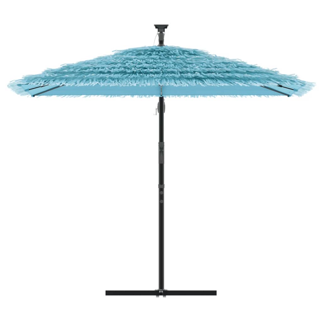 Parasol met stalen paal 246x246x230 cm blauw - AllerleiShop