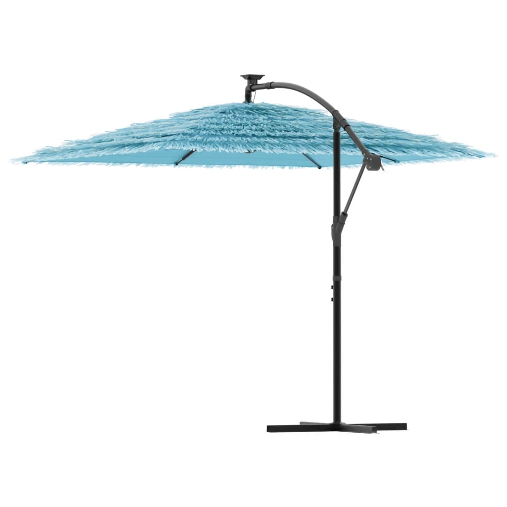 Parasol met stalen paal 246x246x230 cm blauw - AllerleiShop