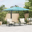 Parasol met stalen paal 246x246x230 cm blauw - AllerleiShop