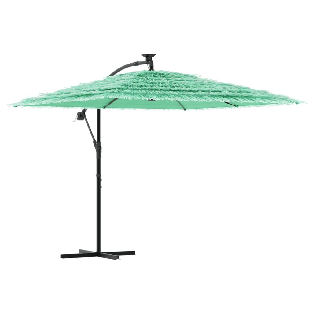 Parasol met stalen paal 246x246x230 cm groen - AllerleiShop