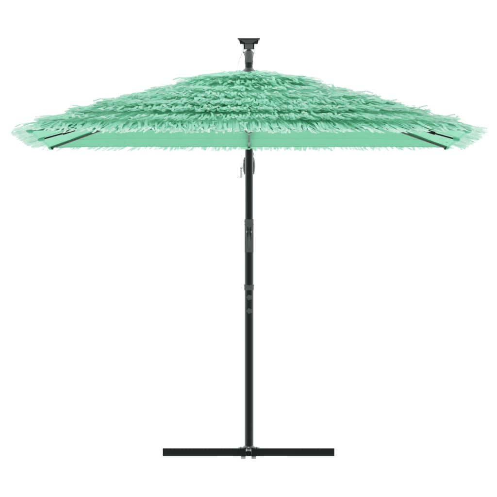 Parasol met stalen paal 246x246x230 cm groen - AllerleiShop