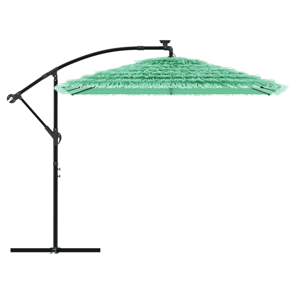 Parasol met stalen paal 246x246x230 cm groen - AllerleiShop