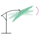 Parasol met stalen paal 246x246x230 cm groen - AllerleiShop