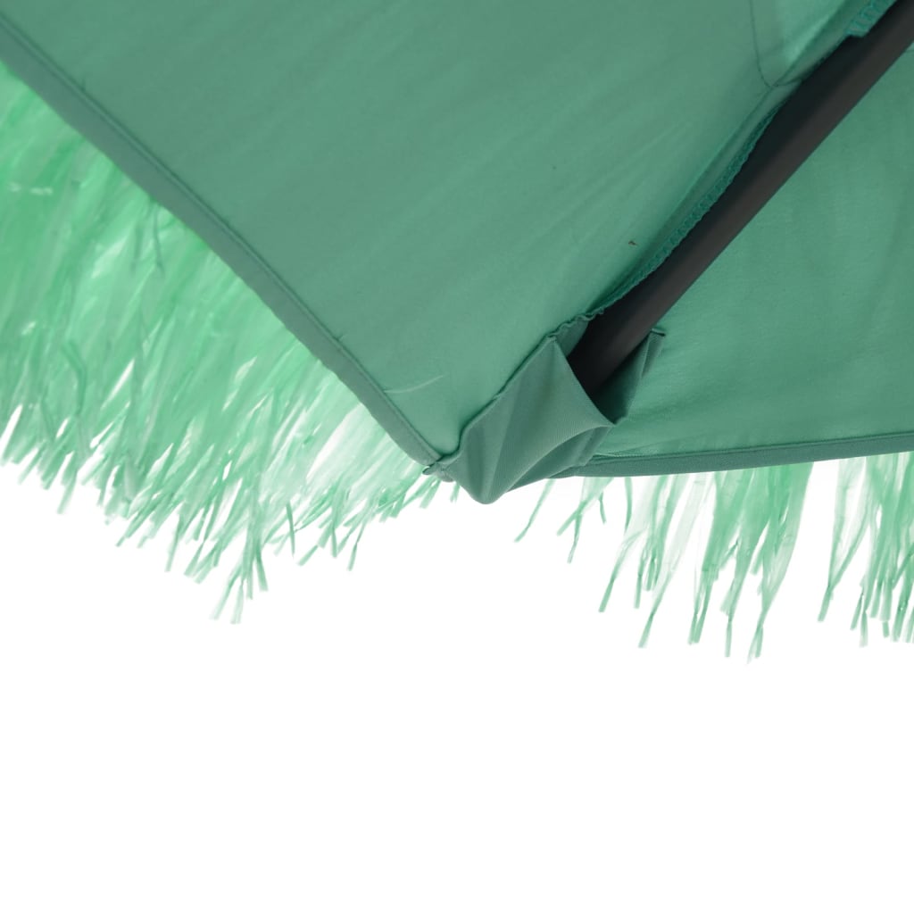 Parasol met stalen paal 246x246x230 cm groen - AllerleiShop