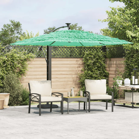 Parasol met stalen paal 246x246x230 cm groen - AllerleiShop