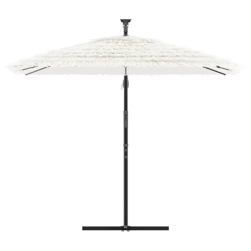 Parasol met stalen paal 246x246x230 cm wit - AllerleiShop