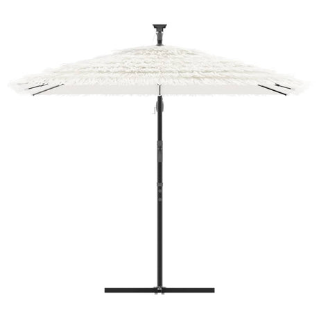 Parasol met stalen paal 246x246x230 cm wit - AllerleiShop