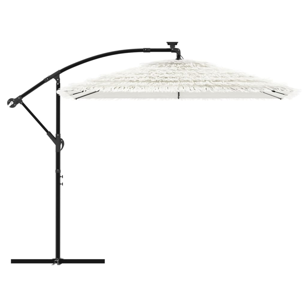 Parasol met stalen paal 246x246x230 cm wit - AllerleiShop