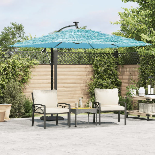 Parasol met stalen paal 269x269x235 cm blauw - AllerleiShop