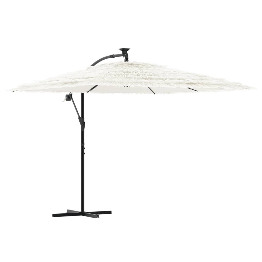 Parasol met stalen paal 269x269x235 cm wit - AllerleiShop