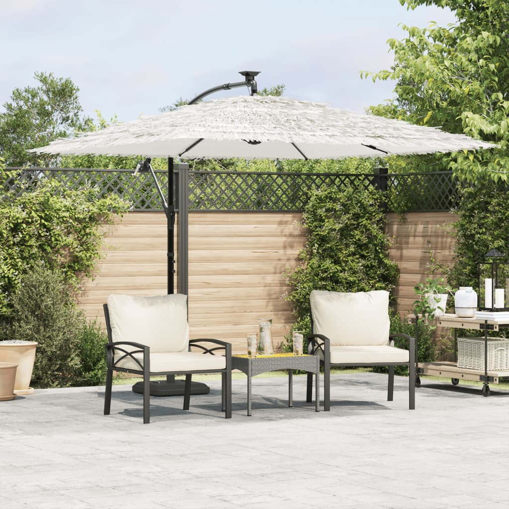 Parasol met stalen paal 269x269x235 cm wit - AllerleiShop