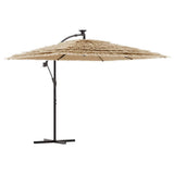 Parasol met stalen paal 290x290x238 cm bruin - AllerleiShop