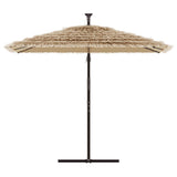 Parasol met stalen paal 290x290x238 cm bruin - AllerleiShop