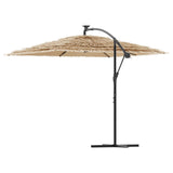 Parasol met stalen paal 290x290x238 cm bruin - AllerleiShop