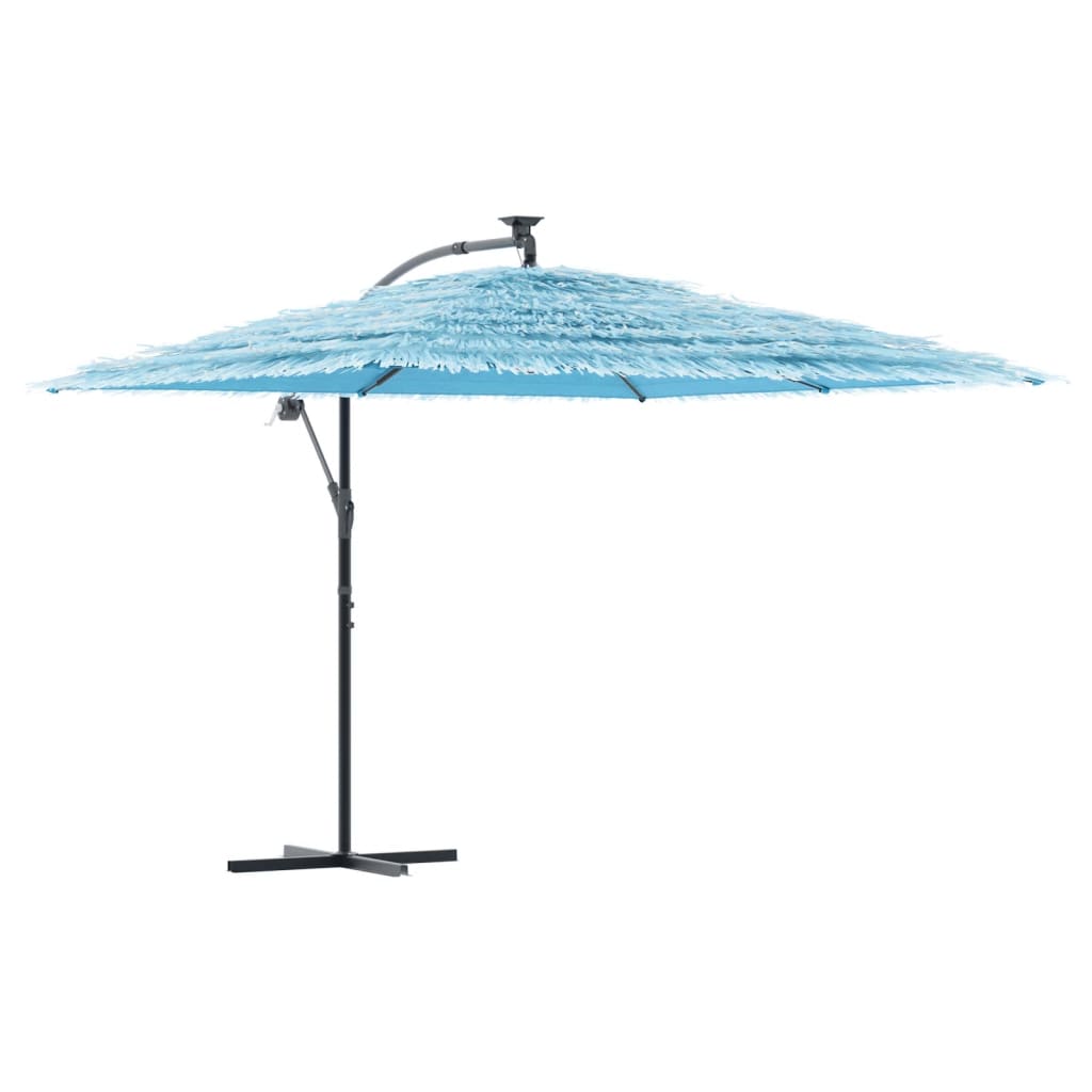 Parasol met stalen paal 290x290x238 cm blauw - AllerleiShop