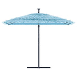 Parasol met stalen paal 290x290x238 cm blauw - AllerleiShop