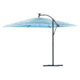 Parasol met stalen paal 290x290x238 cm blauw - AllerleiShop