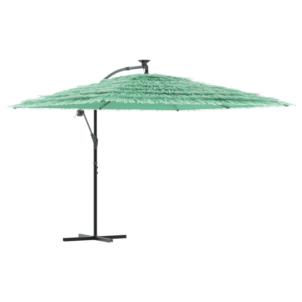 Parasol met stalen paal 290x290x238 cm groen - AllerleiShop