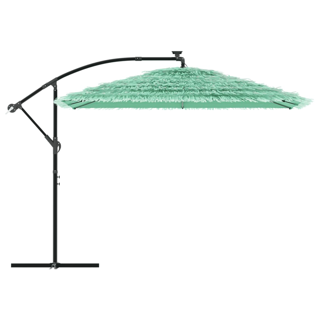 Parasol met stalen paal 290x290x238 cm groen - AllerleiShop