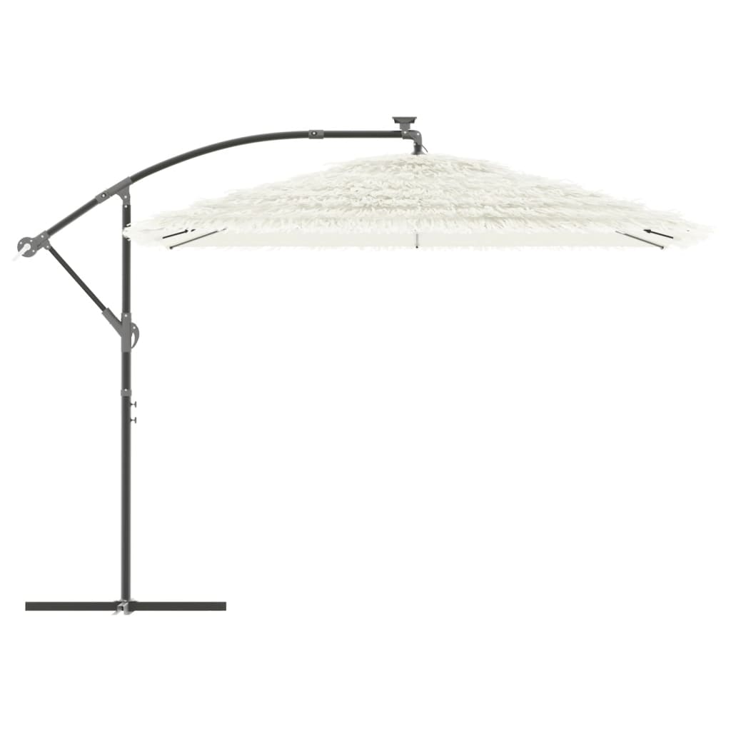 Parasol met stalen paal 290x290x238 cm wit - AllerleiShop