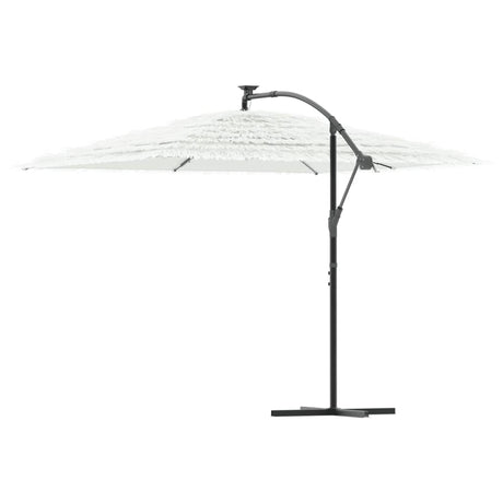 Parasol met stalen paal 290x290x238 cm wit - AllerleiShop