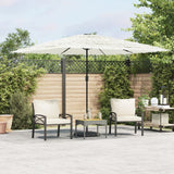 Parasol met stalen paal 290x290x238 cm wit - AllerleiShop