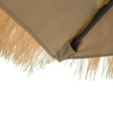 Parasol met stalen paal 248x248x248 cm bruin - AllerleiShop