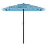 Parasol met stalen paal 248x248x248 cm blauw - AllerleiShop