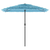 Parasol met stalen paal 248x248x248 cm blauw - AllerleiShop