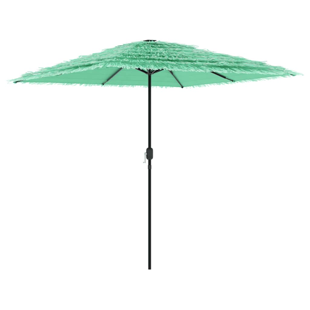 Parasol met stalen paal 248x248x248 cm groen - AllerleiShop