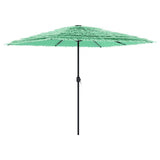 Parasol met stalen paal 248x248x248 cm groen - AllerleiShop