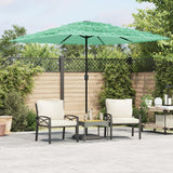 Parasol met stalen paal 248x248x248 cm groen - AllerleiShop