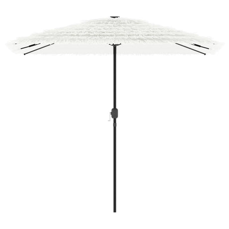 Parasol met stalen paal 248x248x248 cm wit - AllerleiShop