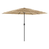 Parasol met stalen paal 300x200x250 cm bruin - AllerleiShop