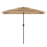 Parasol met stalen paal 300x200x250 cm bruin - AllerleiShop