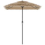 Parasol met stalen paal 300x200x250 cm bruin - AllerleiShop