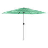 Parasol met stalen paal 300x200x250 cm groen - AllerleiShop