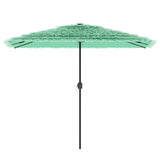 Parasol met stalen paal 300x200x250 cm groen - AllerleiShop