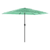 Parasol met stalen paal 300x200x250 cm groen - AllerleiShop