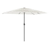 Parasol met stalen paal 300x200x250 cm wit - AllerleiShop