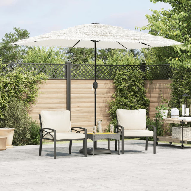 Parasol met stalen paal 300x200x250 cm wit - AllerleiShop