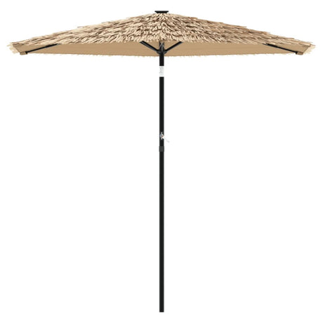 Parasol met stalen paal 223x223x213 cm bruin - AllerleiShop