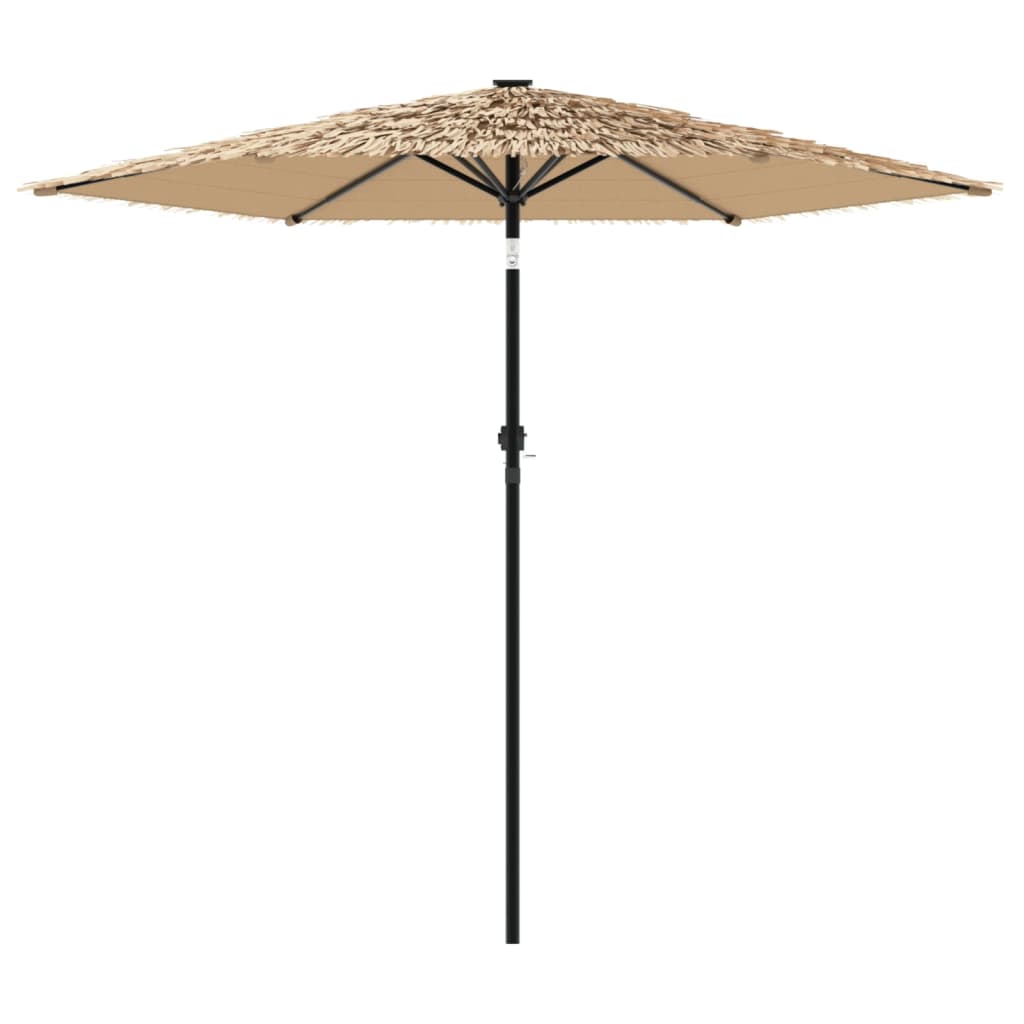 Parasol met stalen paal 223x223x213 cm bruin - AllerleiShop