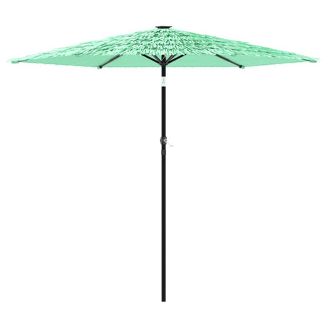 Parasol met stalen paal 223x223x213 cm groen - AllerleiShop