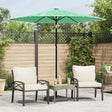 Parasol met stalen paal 223x223x213 cm groen - AllerleiShop