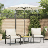 Parasol met stalen paal 223x223x213 cm wit - AllerleiShop