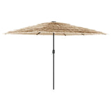 Parasol met stalen paal 268x268x226 cm bruin - AllerleiShop