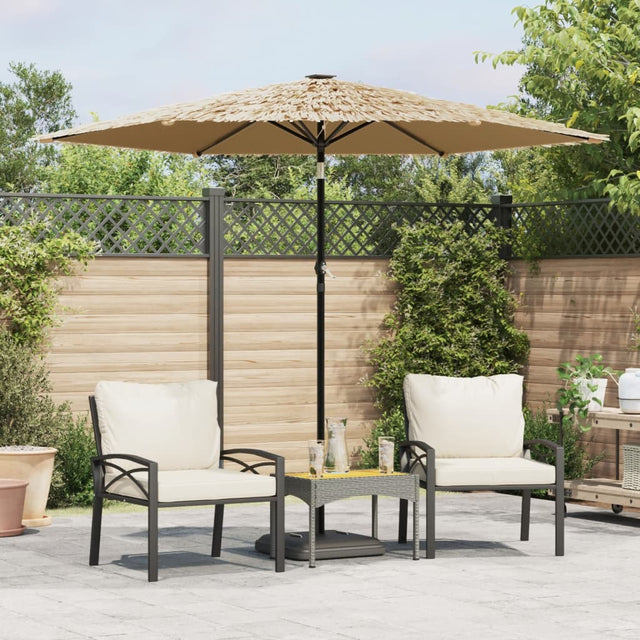 Parasol met stalen paal 268x268x226 cm bruin - AllerleiShop